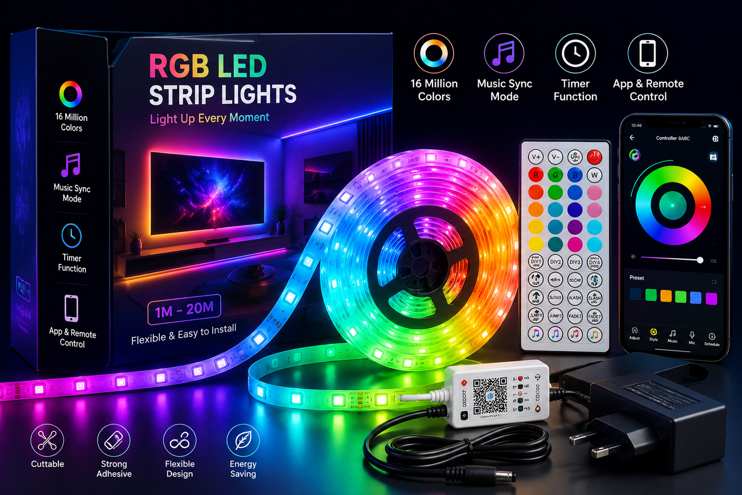 RGB LED Strip Lights