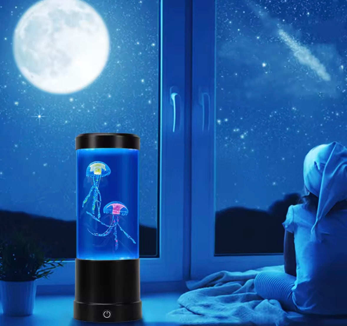 JellyGlow RGB Jellyfish Lamp