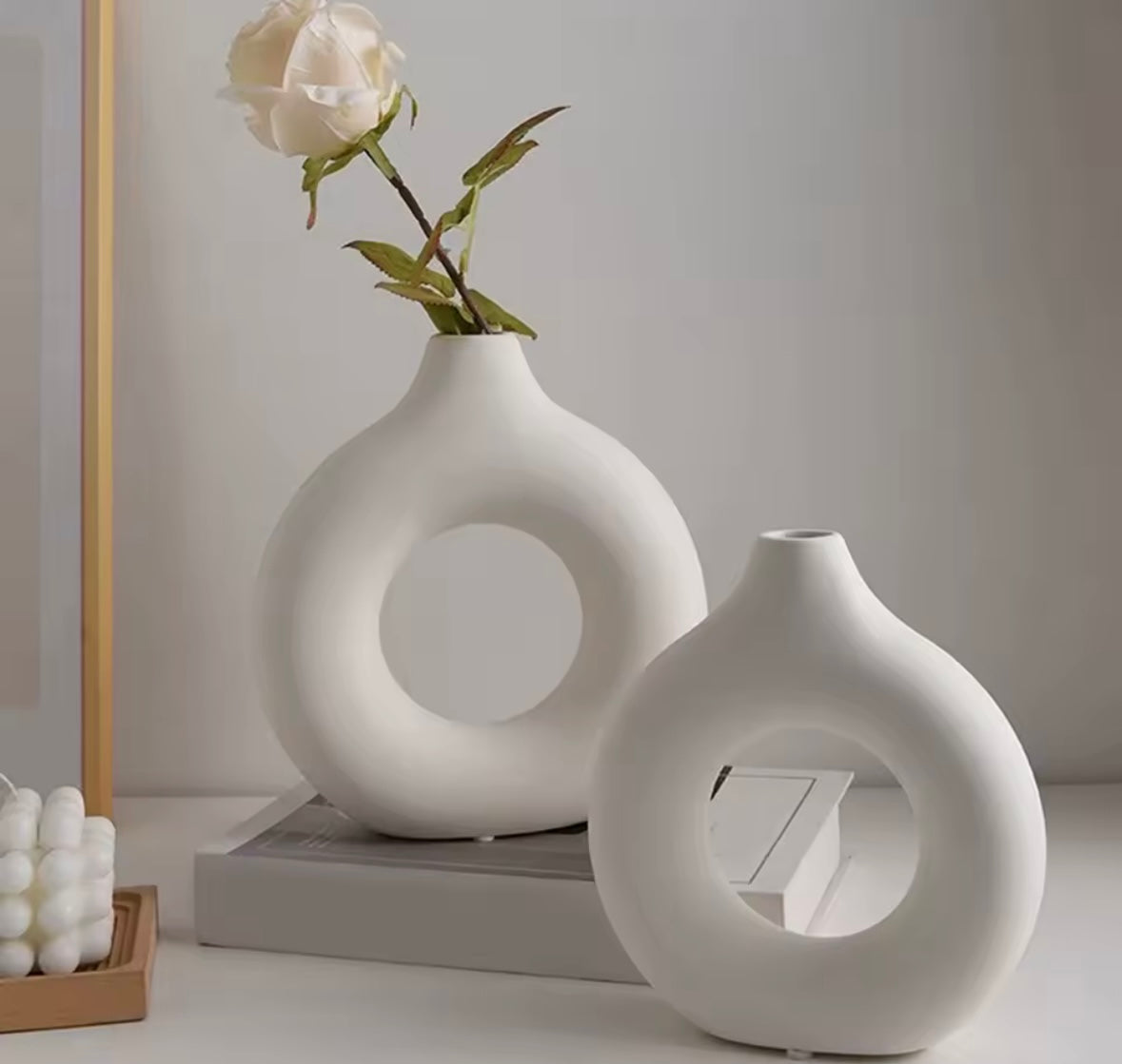 Nordic White Flower vase™