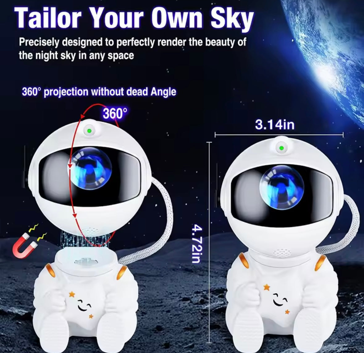 AstroBeat Galaxy Projector