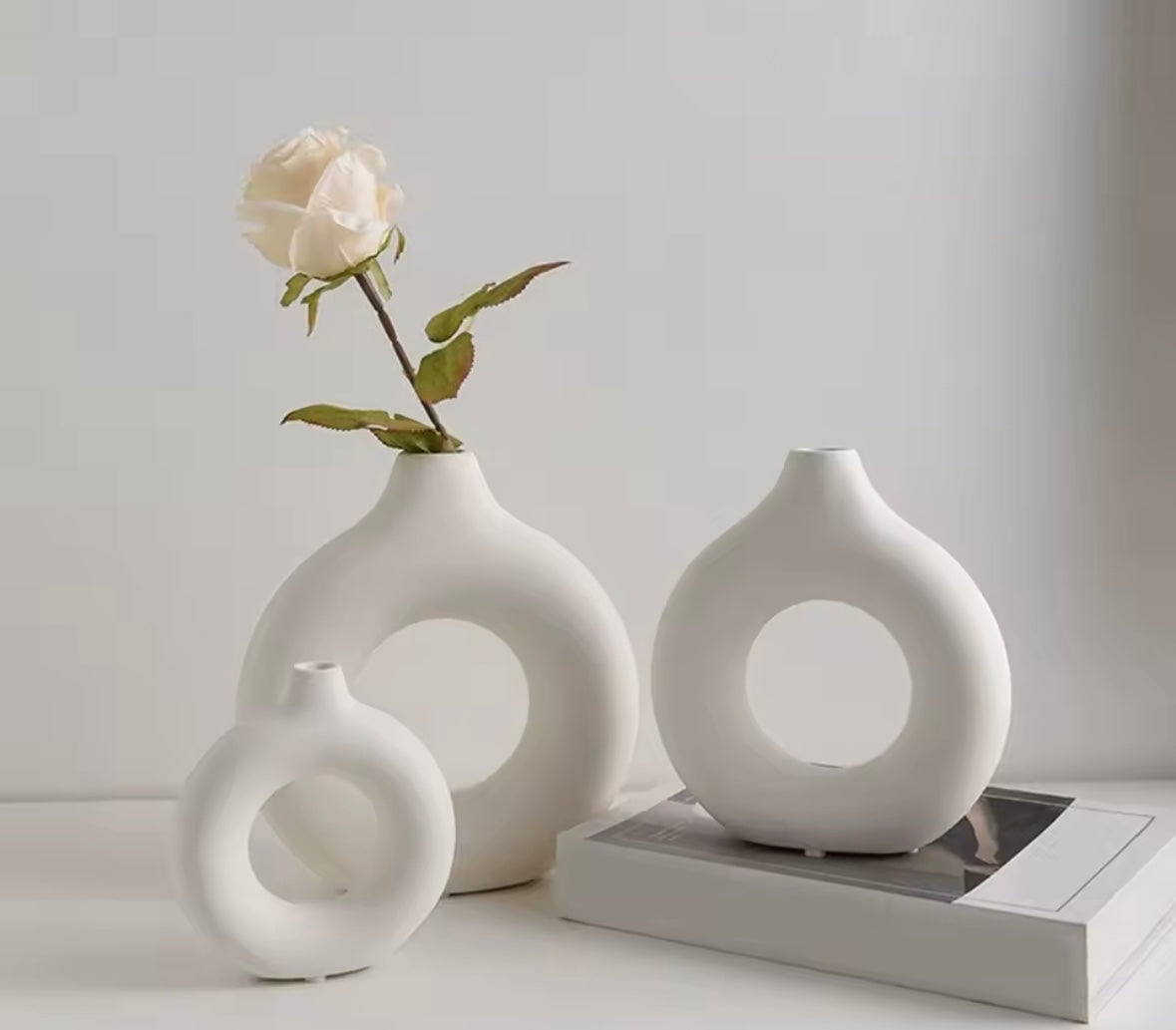 Nordic White Flower vase™