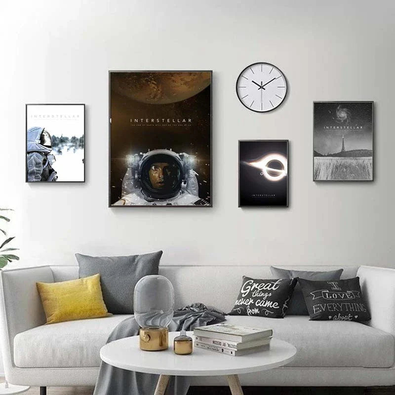 Interstellar Astronaut Wall Poster