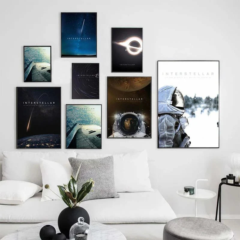 Interstellar Astronaut Wall Poster