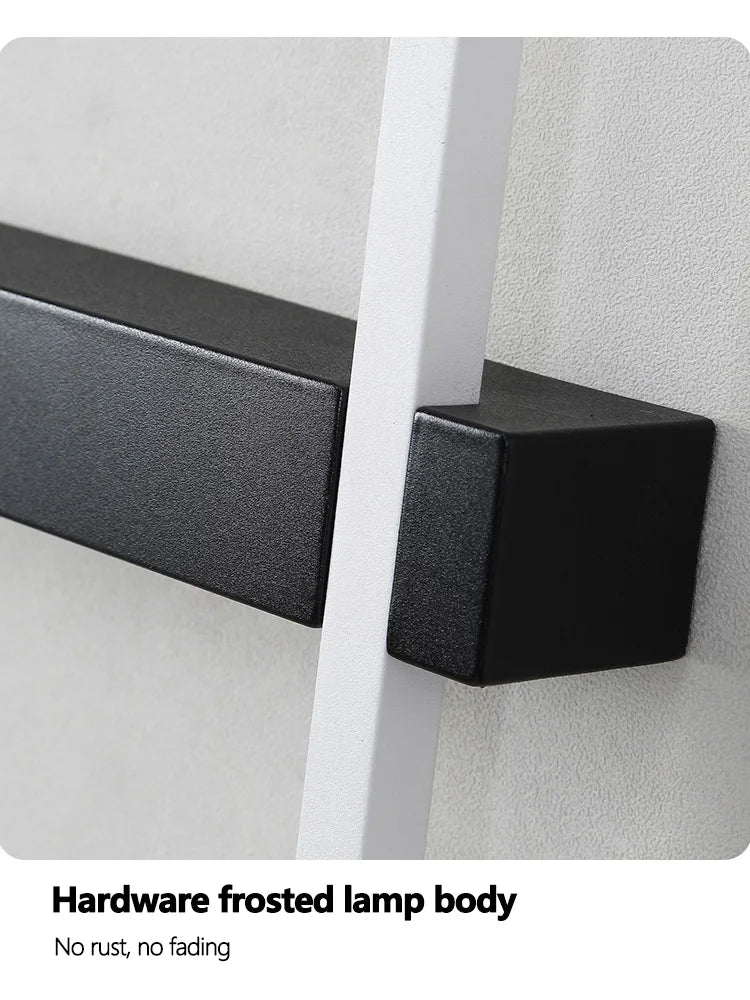 NoirGlow Modern Black Wall Lamp