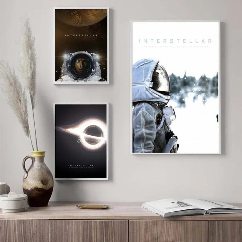 Interstellar Astronaut Wall Poster