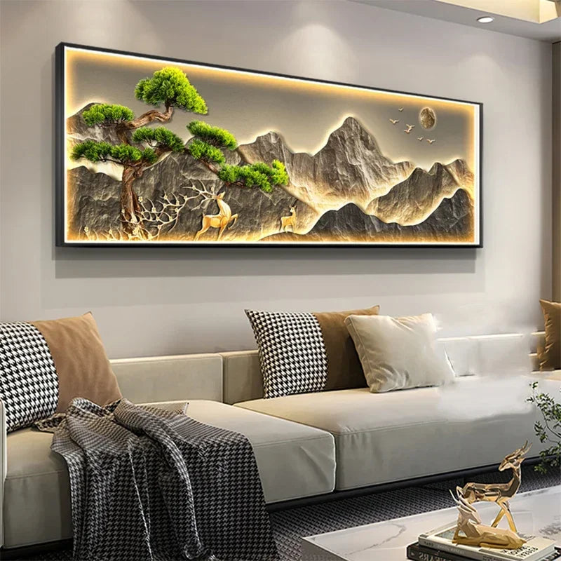 SinoLuxe Modern Luxury Wall Art