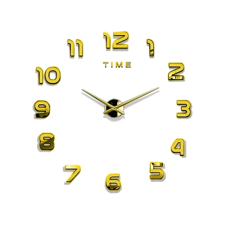 MirrorTime 3D Acrylic Wall Clock