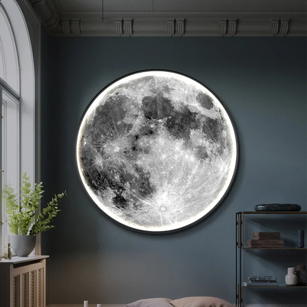 MoonGlow LED Moon Wall Light