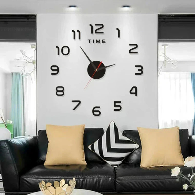 MirrorTime 3D Acrylic Wall Clock