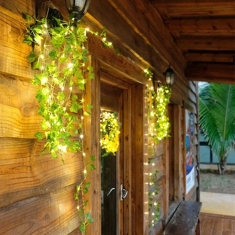 LumiVine LED Leaf Garland 3m