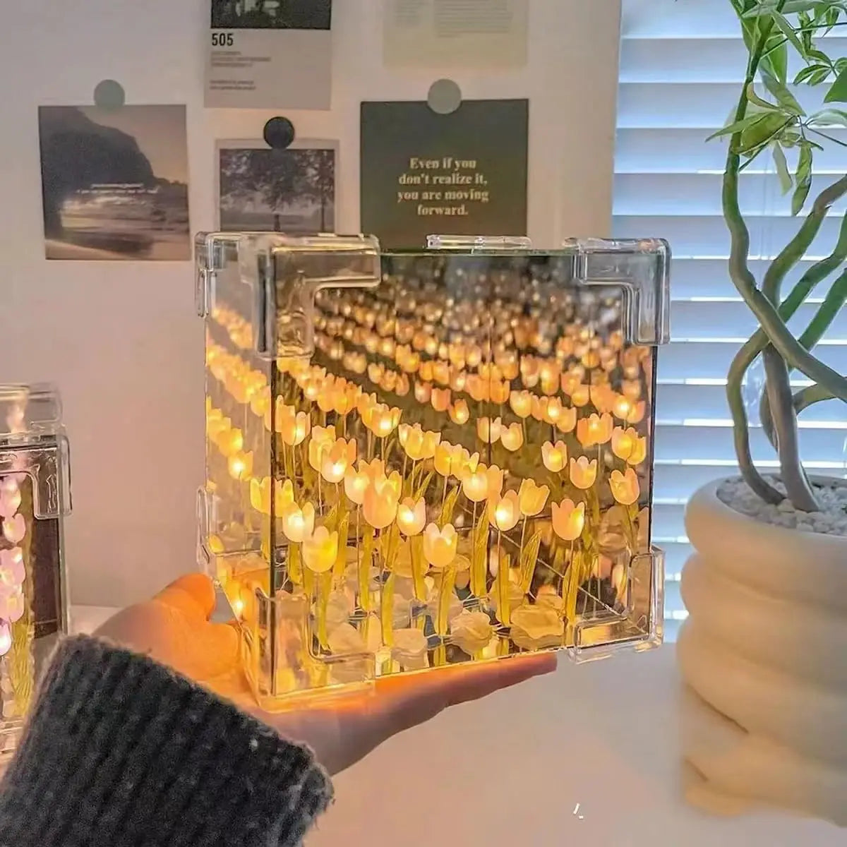 TulipGlow 2-in-1 LED Night Light