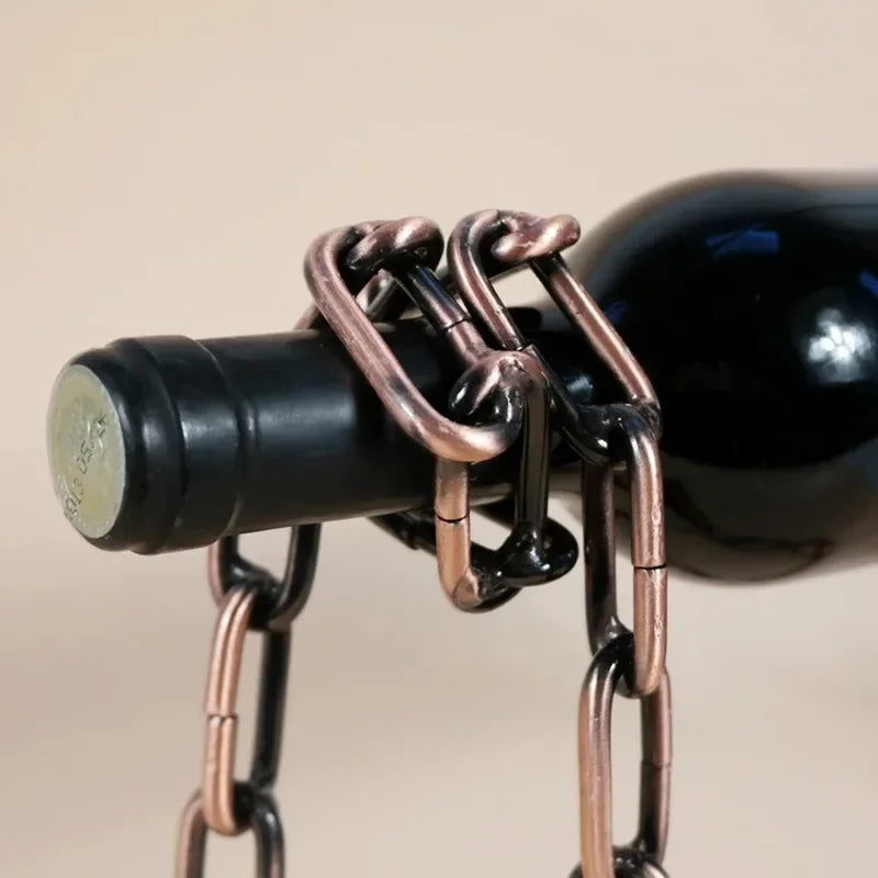 Elegant Chain Wine Rack