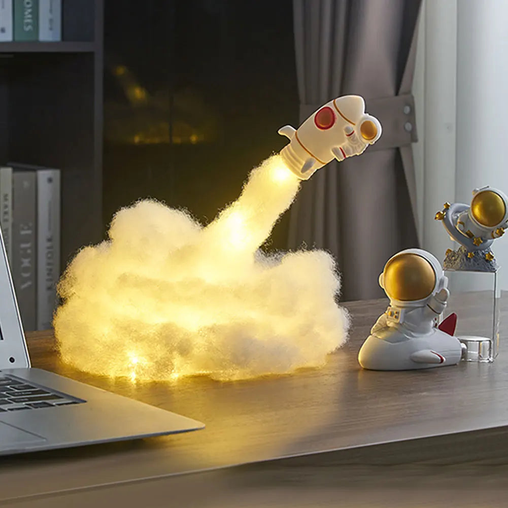 RocketGlow 3D LED Rocket Lamp