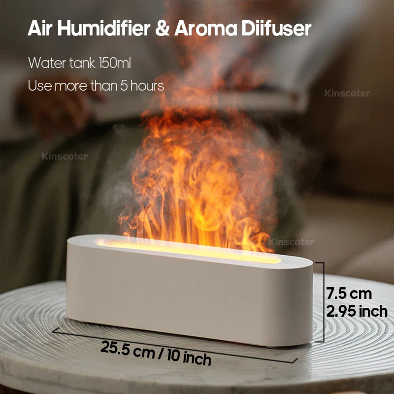 FlameMist Aromatherapy Diffuser & Humidifier
