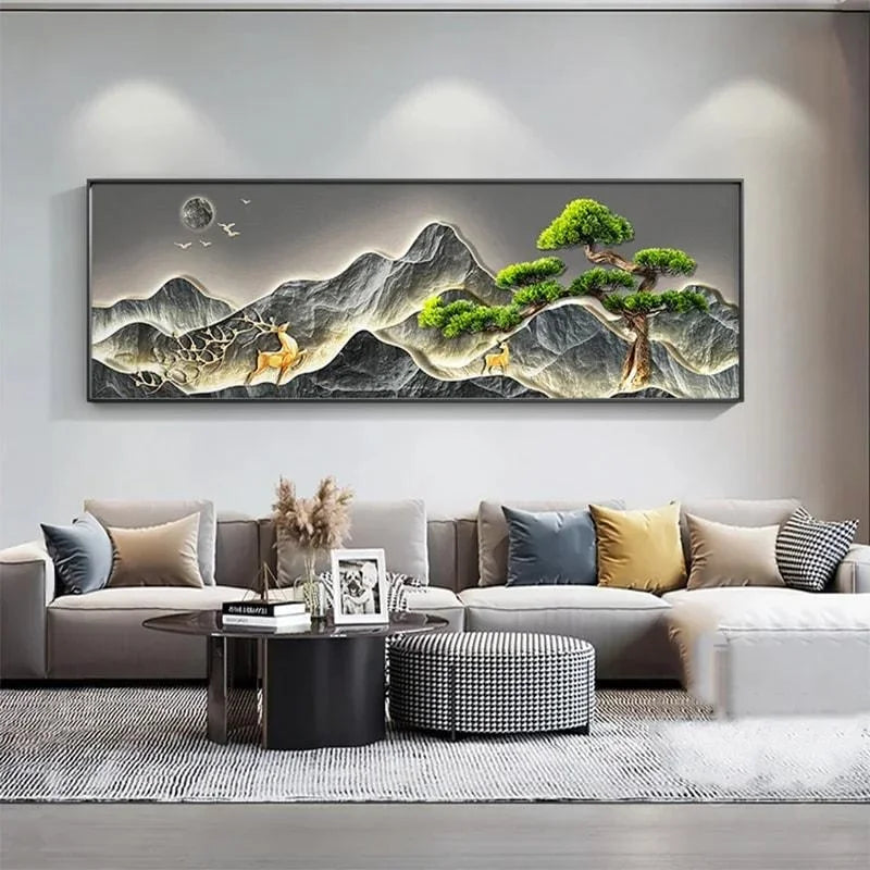 SinoLuxe Modern Luxury Wall Art