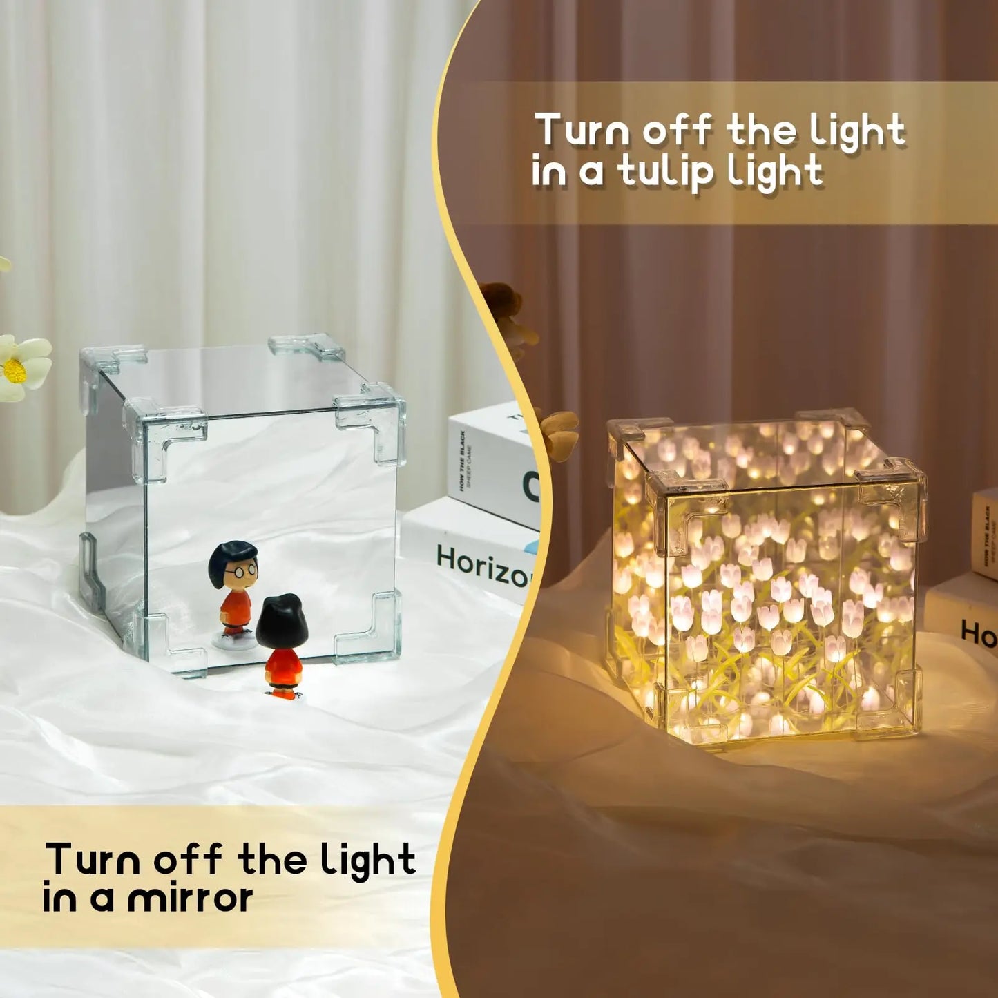 TulipGlow 2-in-1 LED Night Light