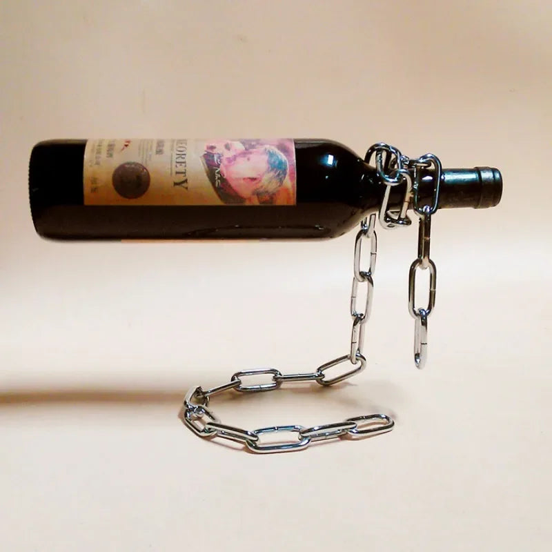 Elegant Chain Wine Rack