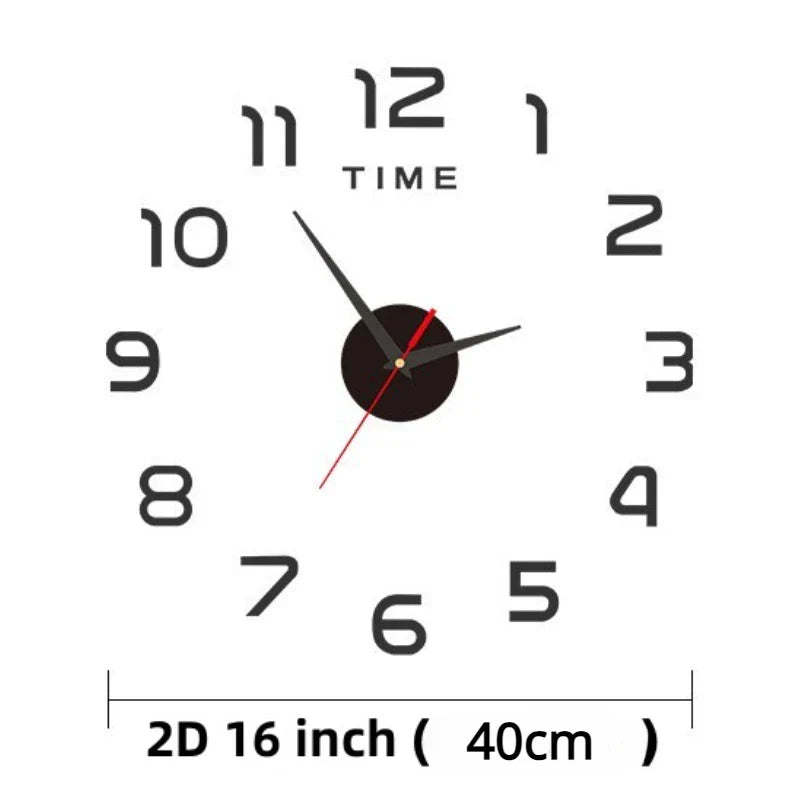 MirrorTime 3D Acrylic Wall Clock