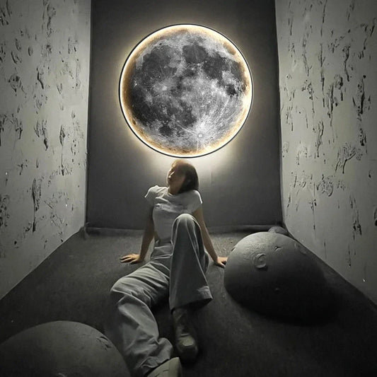 MoonGlow LED Moon Wall Light