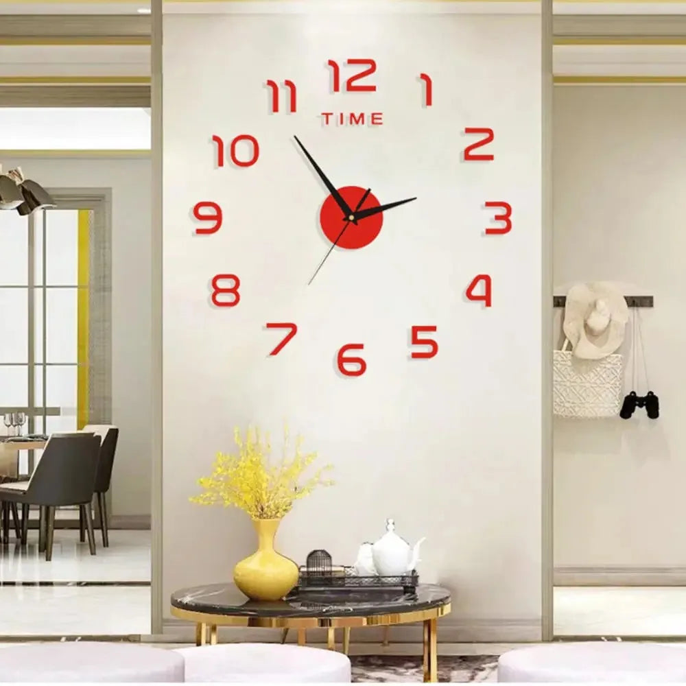 MirrorTime 3D Acrylic Wall Clock