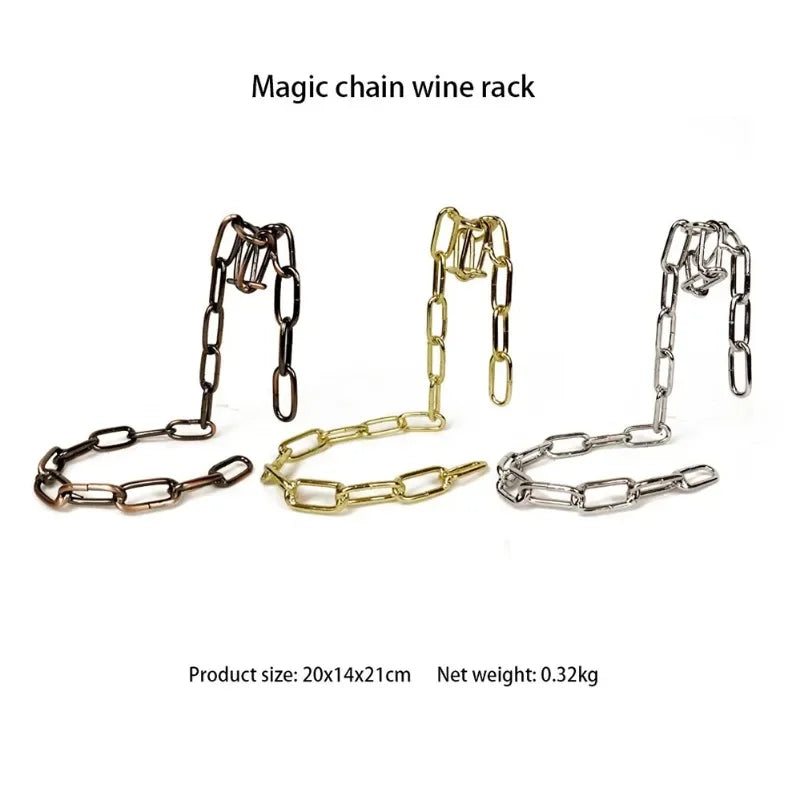 Elegant Chain Wine Rack