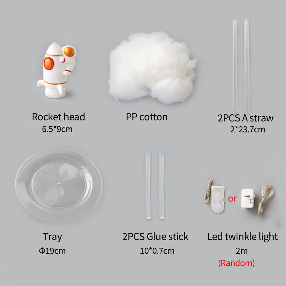 RocketGlow 3D LED Rocket Lamp