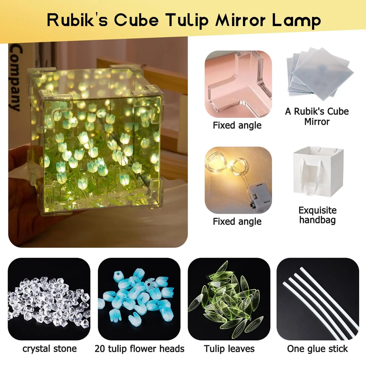 TulipGlow 2-in-1 LED Night Light