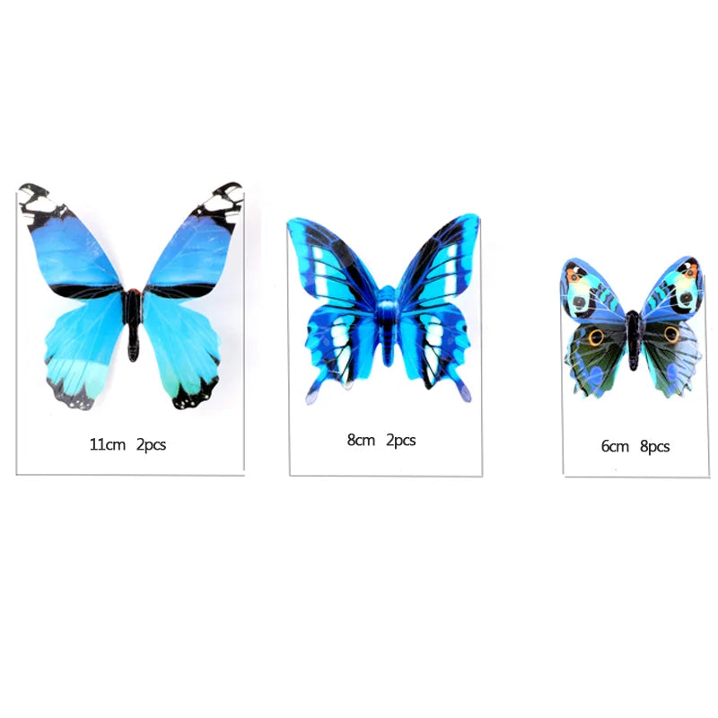 GlowButterfly Wall Stickers (12 pcs)