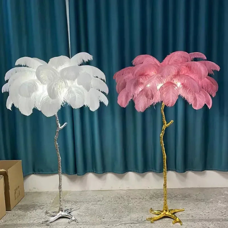 FeatherLuxe Floor Lamp