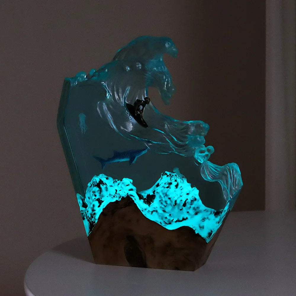 SurfGlow LED Ocean Lamp