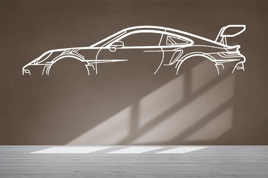 AutoSilhouette Car Wall Art