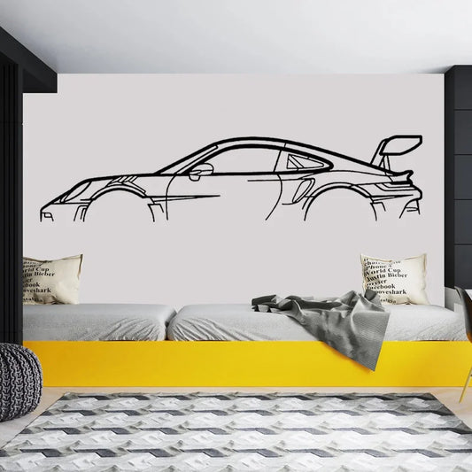 AutoSilhouette Car Wall Art