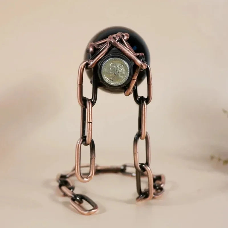 Elegant Chain Wine Rack