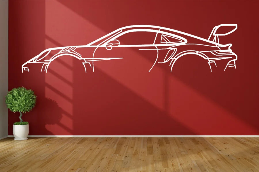 AutoSilhouette Car Wall Art